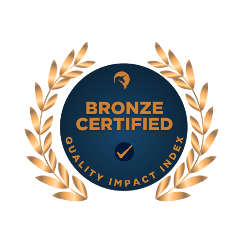 Bronze Certified call center QA by BPA Quality. Foundational Stage<br />
Your QA program is at the starting line. Limited visibility, high costs, and inconsistent service are impacting results. This is your opportunity to fix repeat calls, improve efficiency, and build a stronger customer experience.